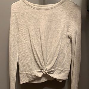 Grey Long Sleeve Tee
